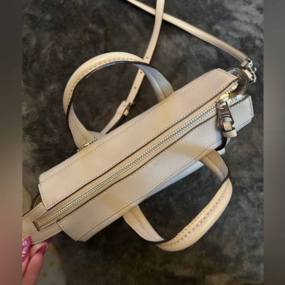 Coach gray leather handbag - Picture 7 of 12